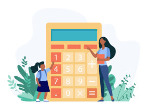 Une femme calcule son indénisation